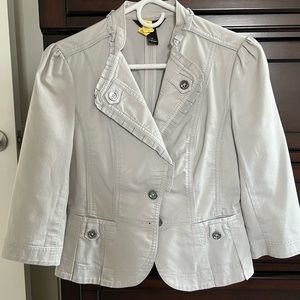 White House Black Market Cropped Sleeved Blazer